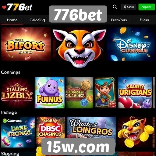 Exploração dos jogos disponíveis na plataforma 776bet